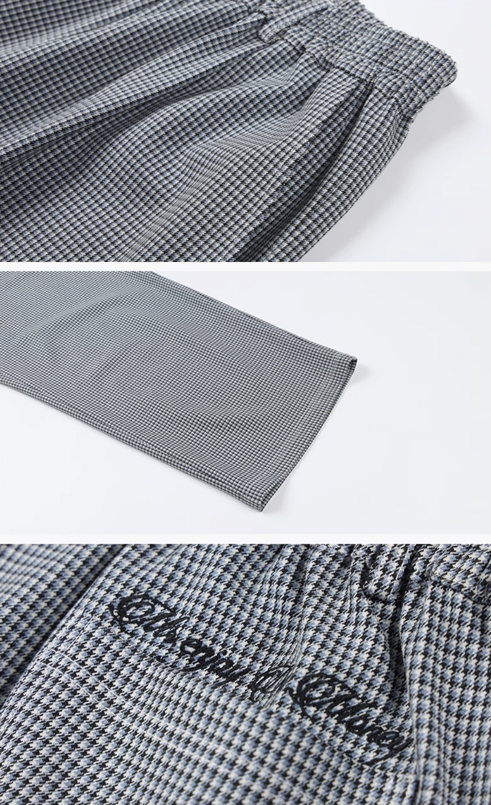 MEDM Houndstooth Track Pants | Face 3 Face