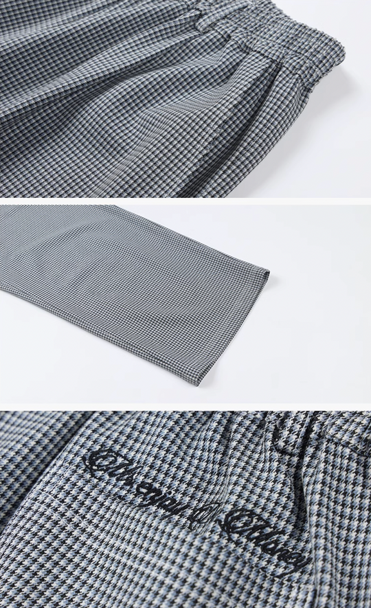 MEDM Houndstooth Track Pants | Face 3 Face