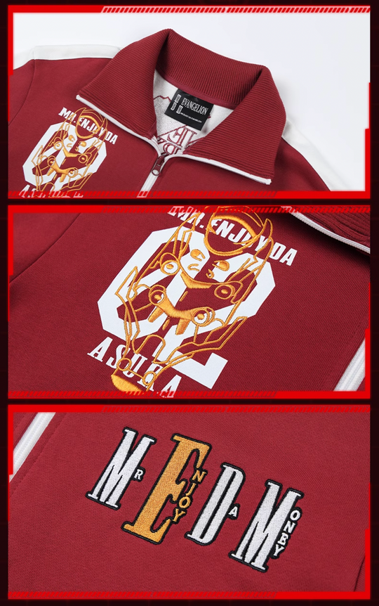 MEDM x EVA Line Art Body Contrast Color Track Jacket | Face 3 Face