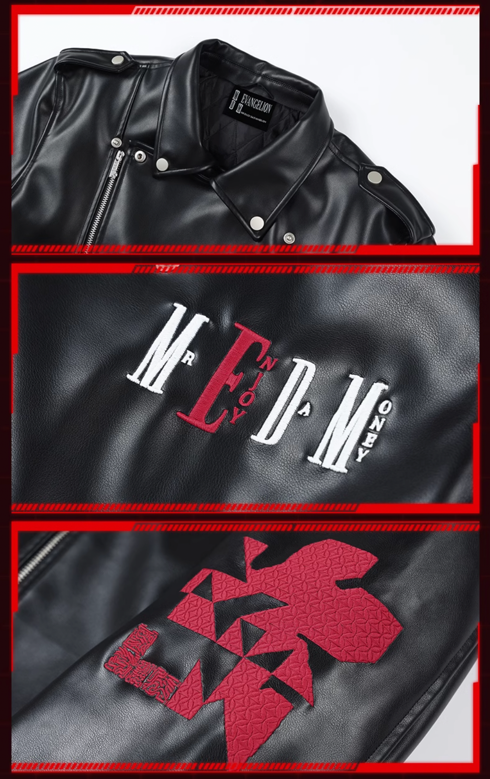 MEDM x EVA Unit-13 Leather Jacket | Face 3 Face