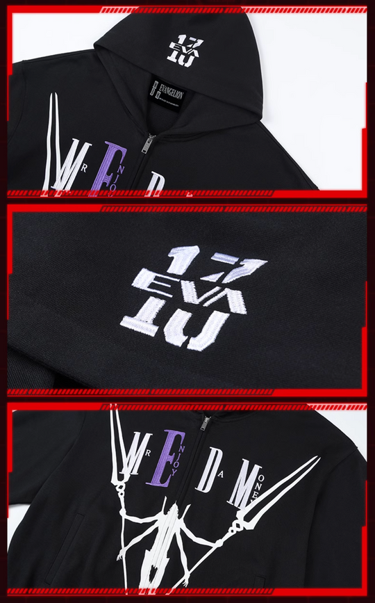 MEDM x EVA Unit-13 Zip-Up Hoodie | Face 3 Face