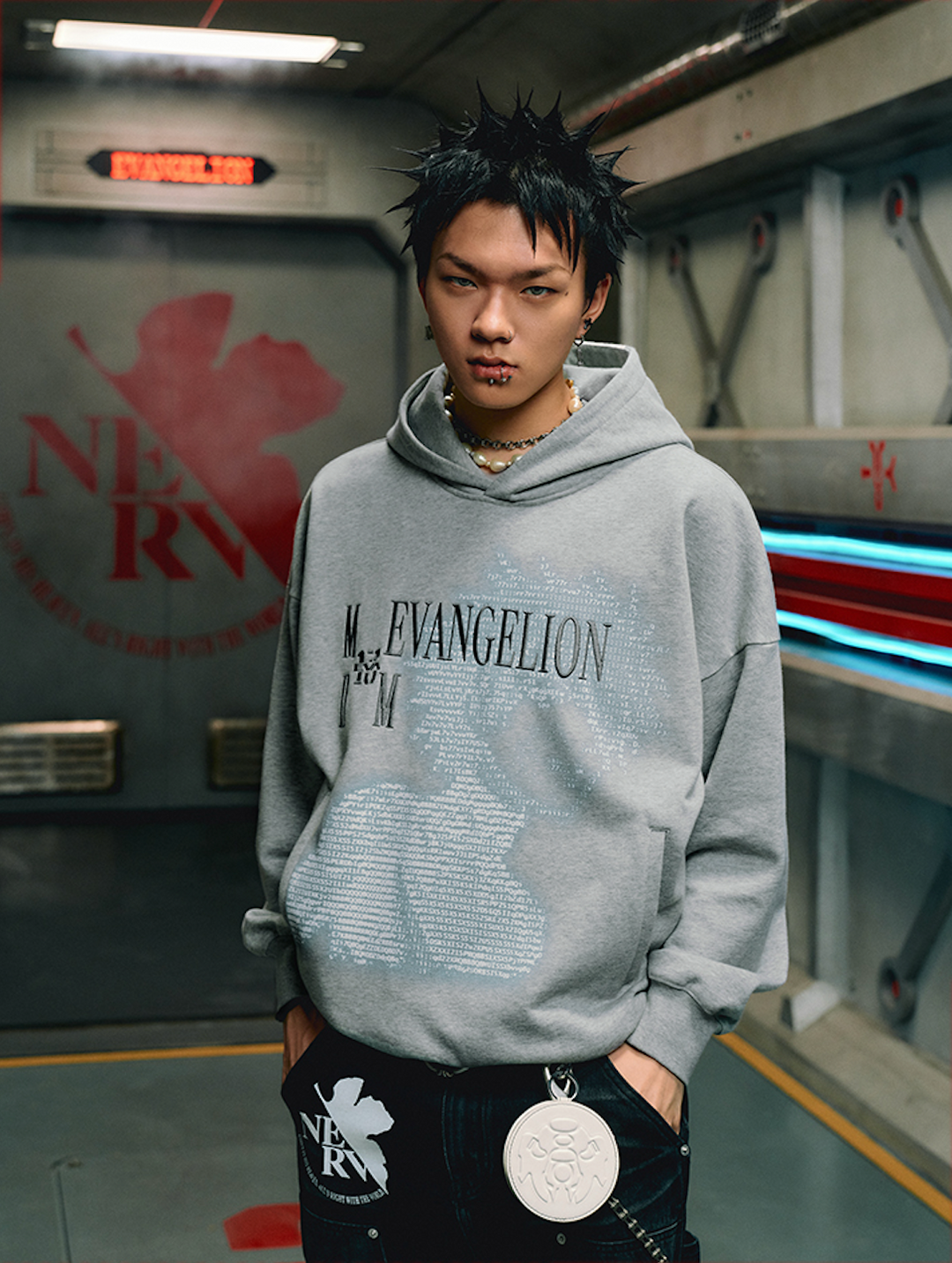 MEDM x EVA Unit-13 Kaworu Nagisa Hoodie | Face 3 Face