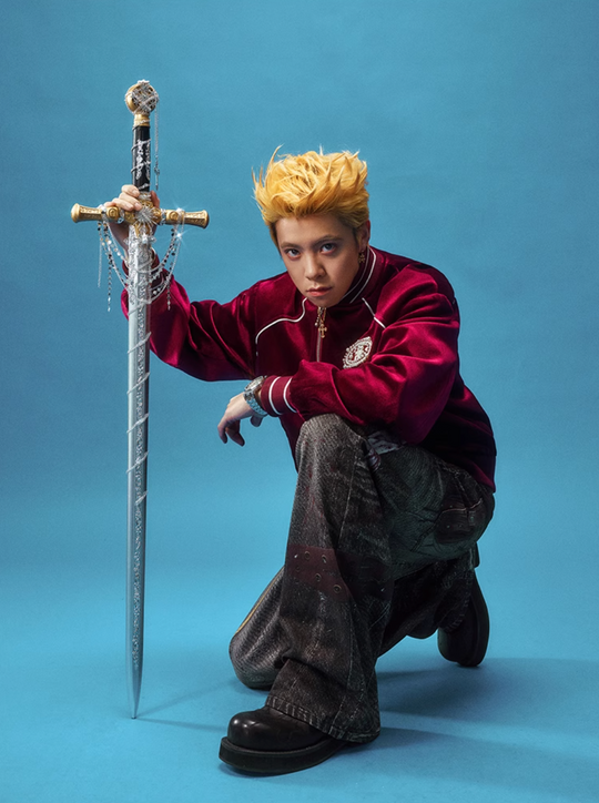 YADcrew Red Velvet Pearl-Embroidered Bomber Jacket | Face 3 Face