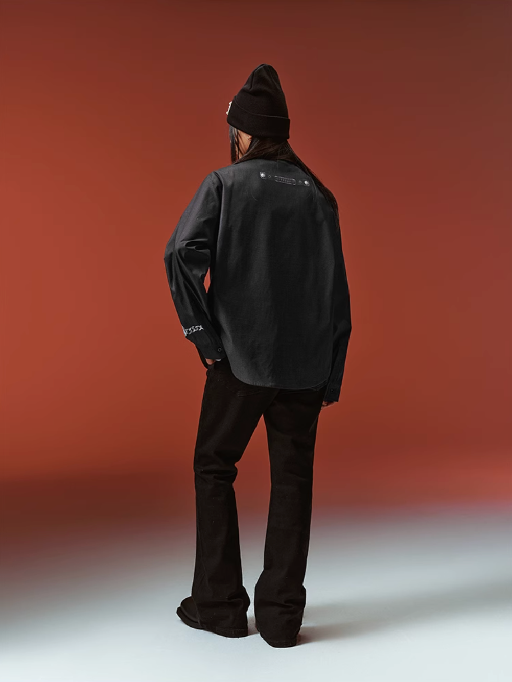 YADcrew 3D-Printed Tie & Badge Long-Sleeve Shirt | Face 3 Face