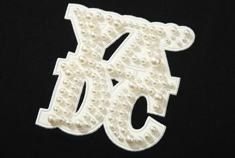 YADcrew Pearl Leather Logo Sweatshirt | Face 3 Face