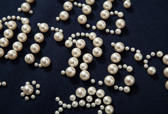 YADcrew Pearl-Embellished Snake Shadow Pattern Sweatshirt | Face 3 Face