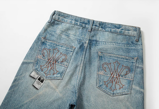 YADcrew Keychain Print Design Jeans | Face 3 Face
