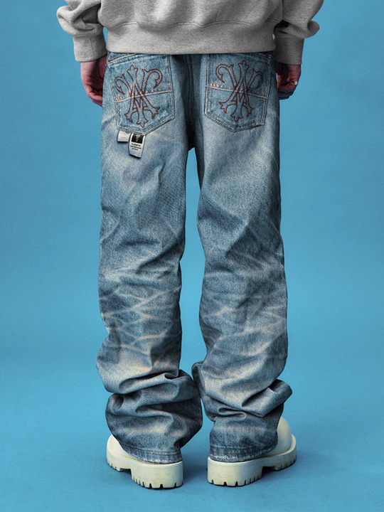 YADcrew Keychain Print Design Jeans | Face 3 Face