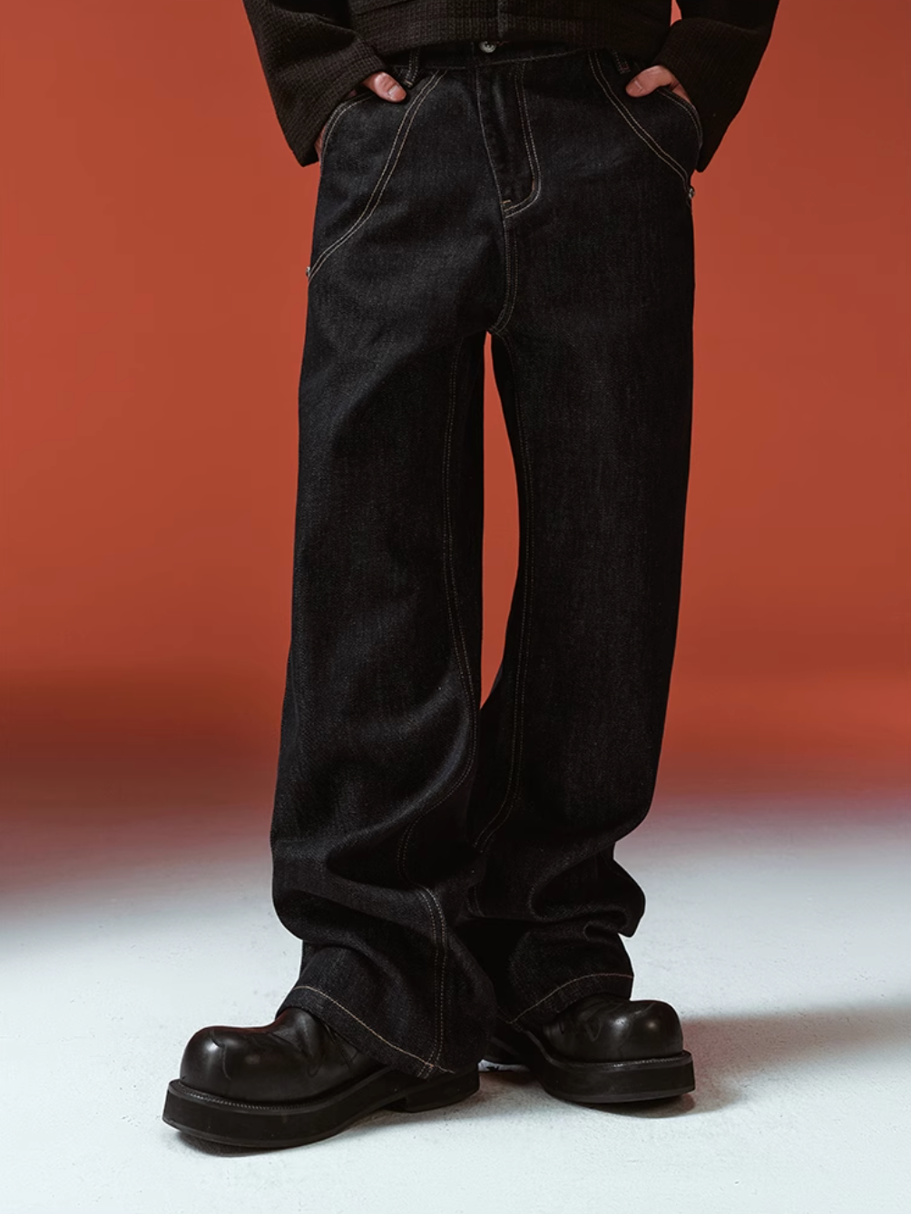 YADcrew Twisted Deconstruction Baggy Jeans | Face 3 Face