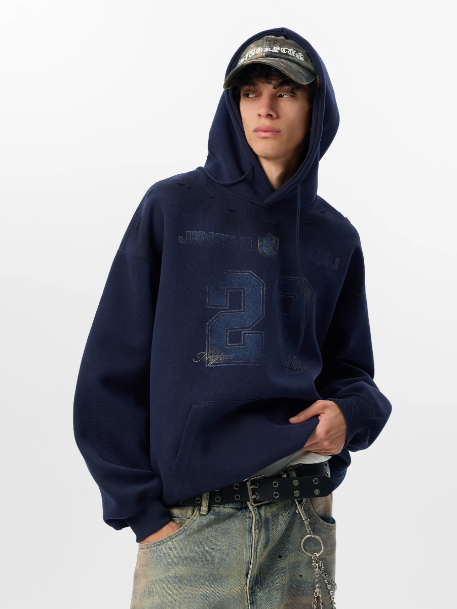 JHYQ 23 Number Printed Hoodie | Face 3 Face