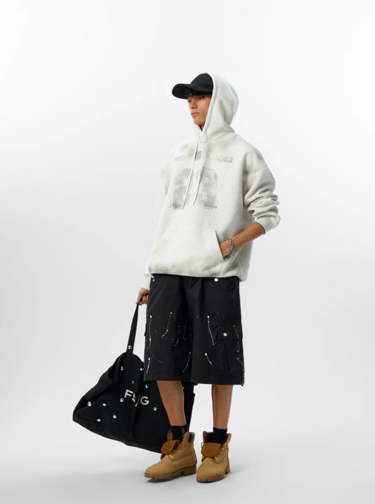 JHYQ 23 Number Printed Hoodie | Face 3 Face