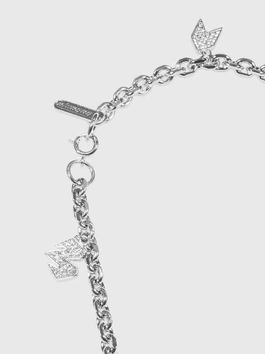 AWE Pearl & Charm Chain Necklace | Face 3 Face