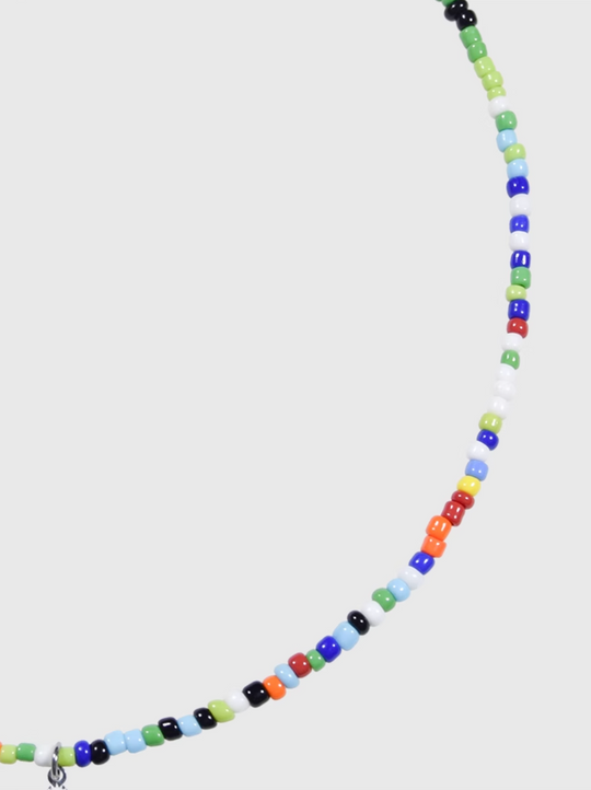 AWE Colorful Beaded Daisy Necklace | Face 3 Face