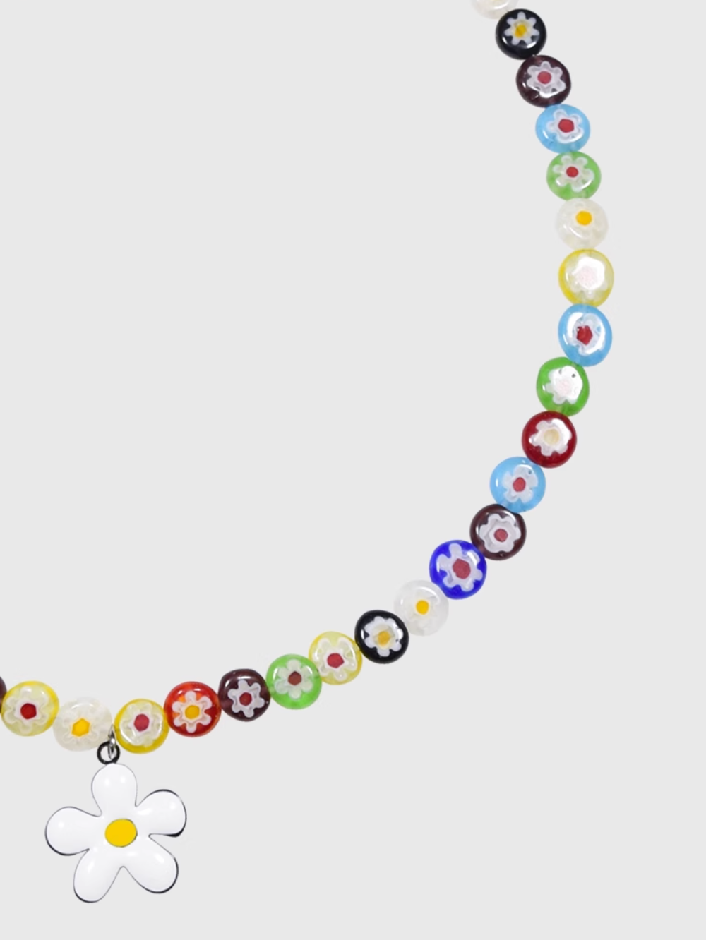 AWE Sunflower Daisy Large Beaded Necklace | Face 3 Face