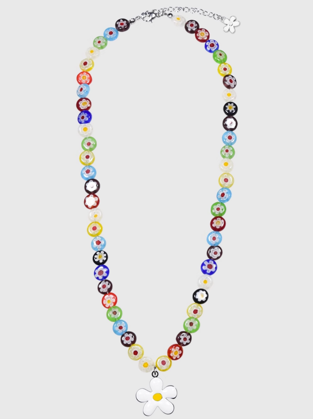 AWE Sunflower Daisy Large Beaded Necklace | Face 3 Face