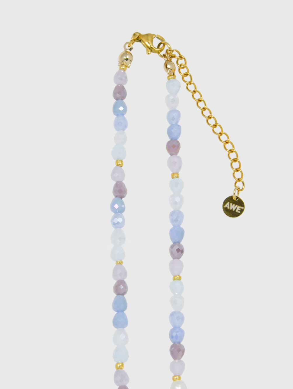 AWE Crystal Beaded Pearl Daisy Necklace | Face 3 Face