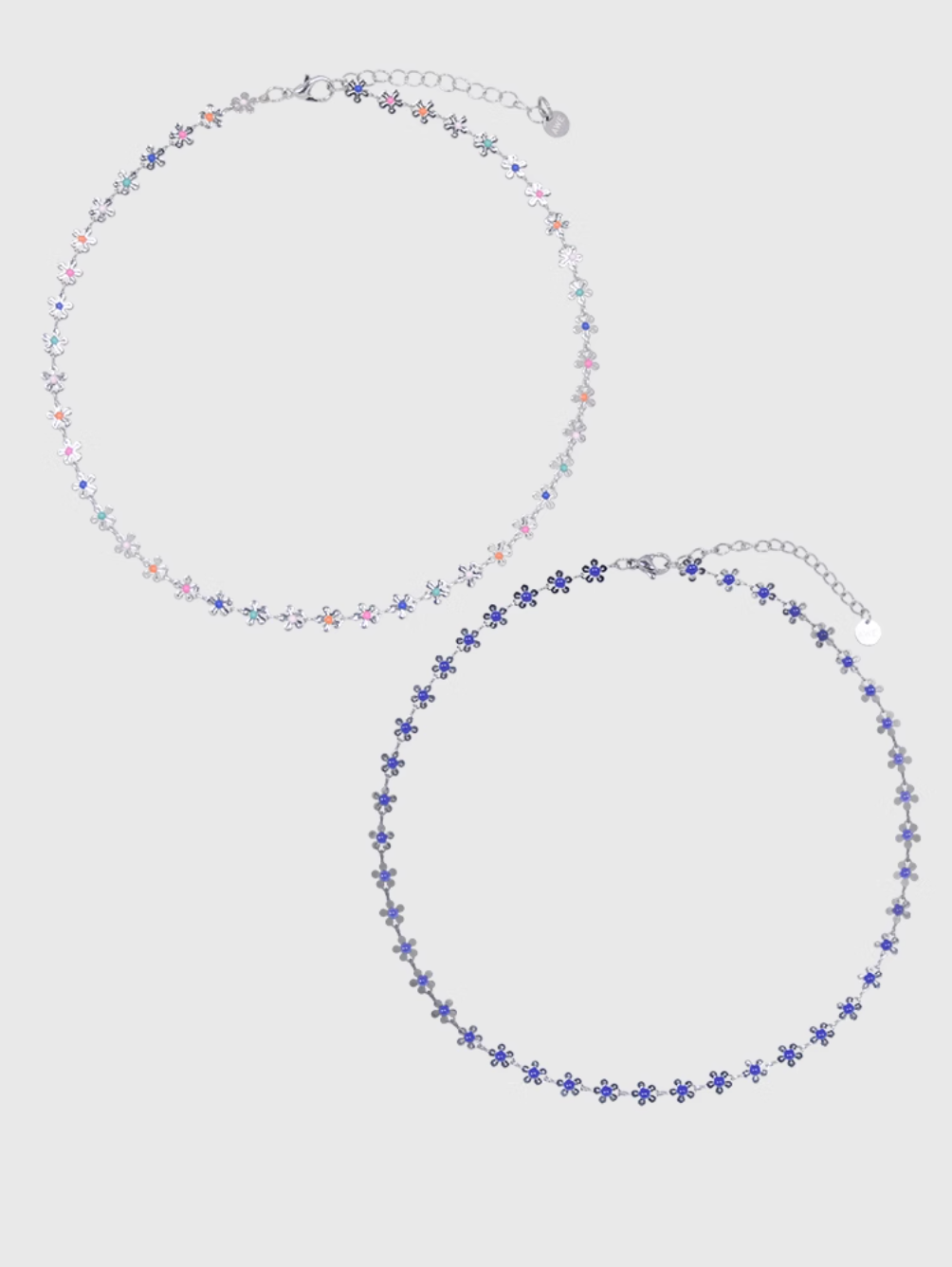 AWE Rainbow Small Daisy Chain Necklace | Face 3 Face