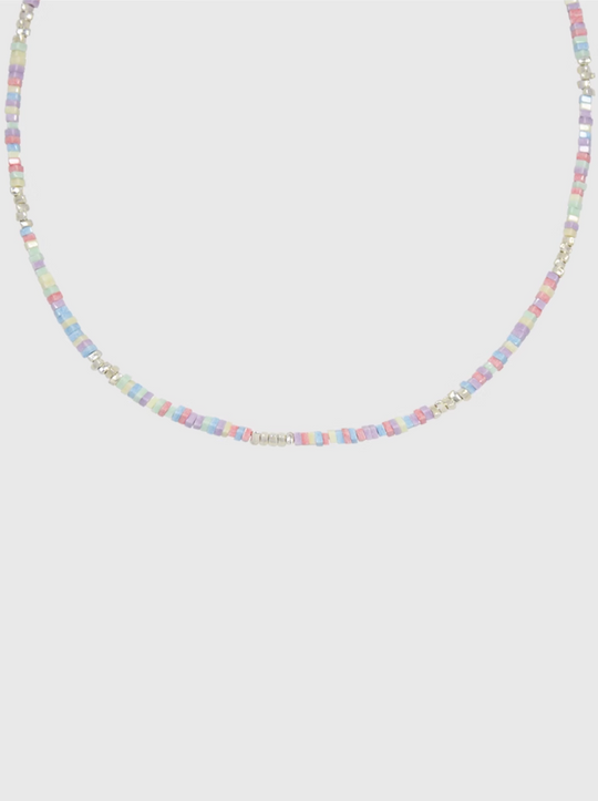 AWE Coral Sea Colorful Enamel Beads Necklace | Face 3 Face