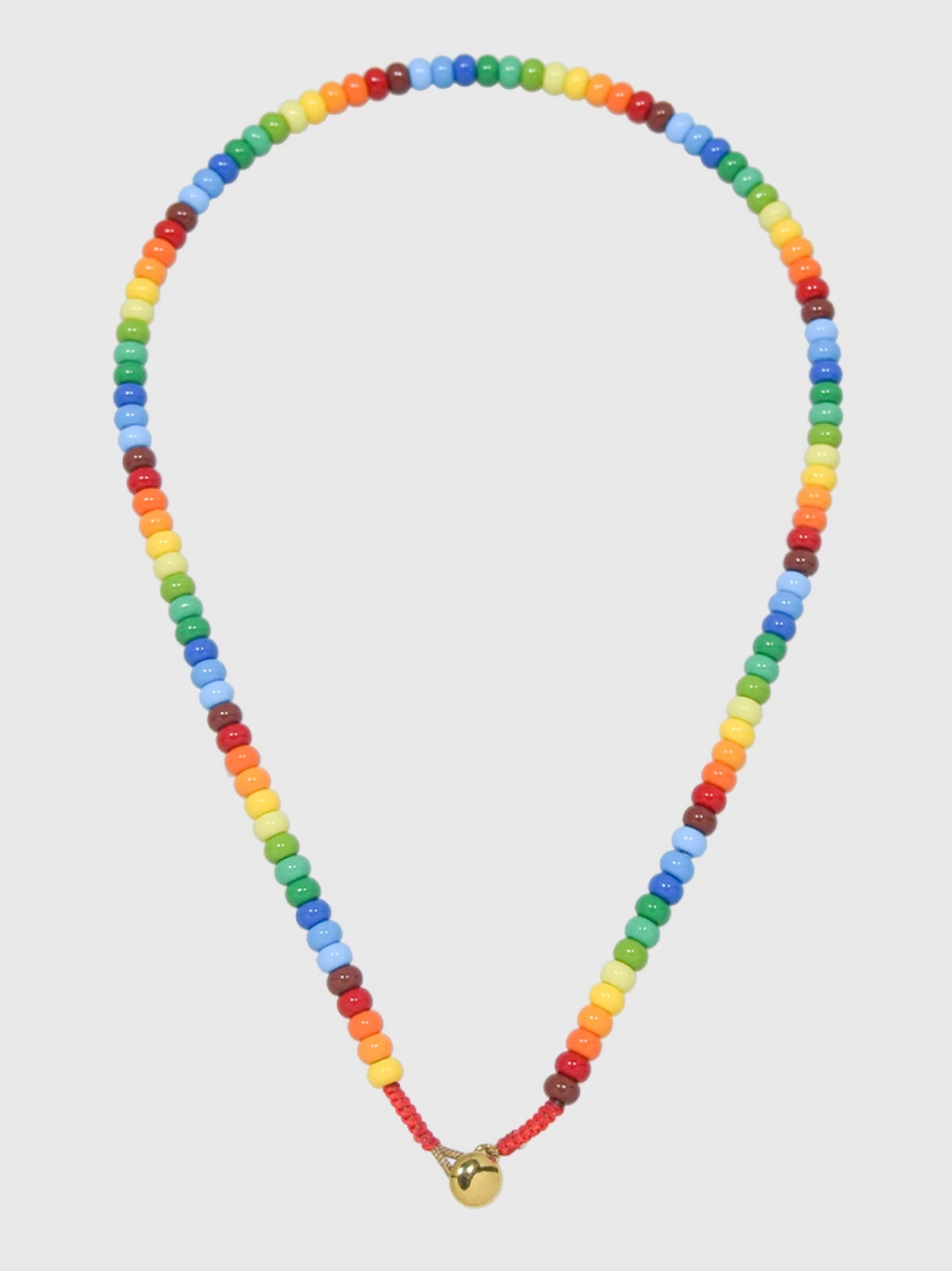 AWE Colorful Enamel Beaded Necklace | Face 3 Face