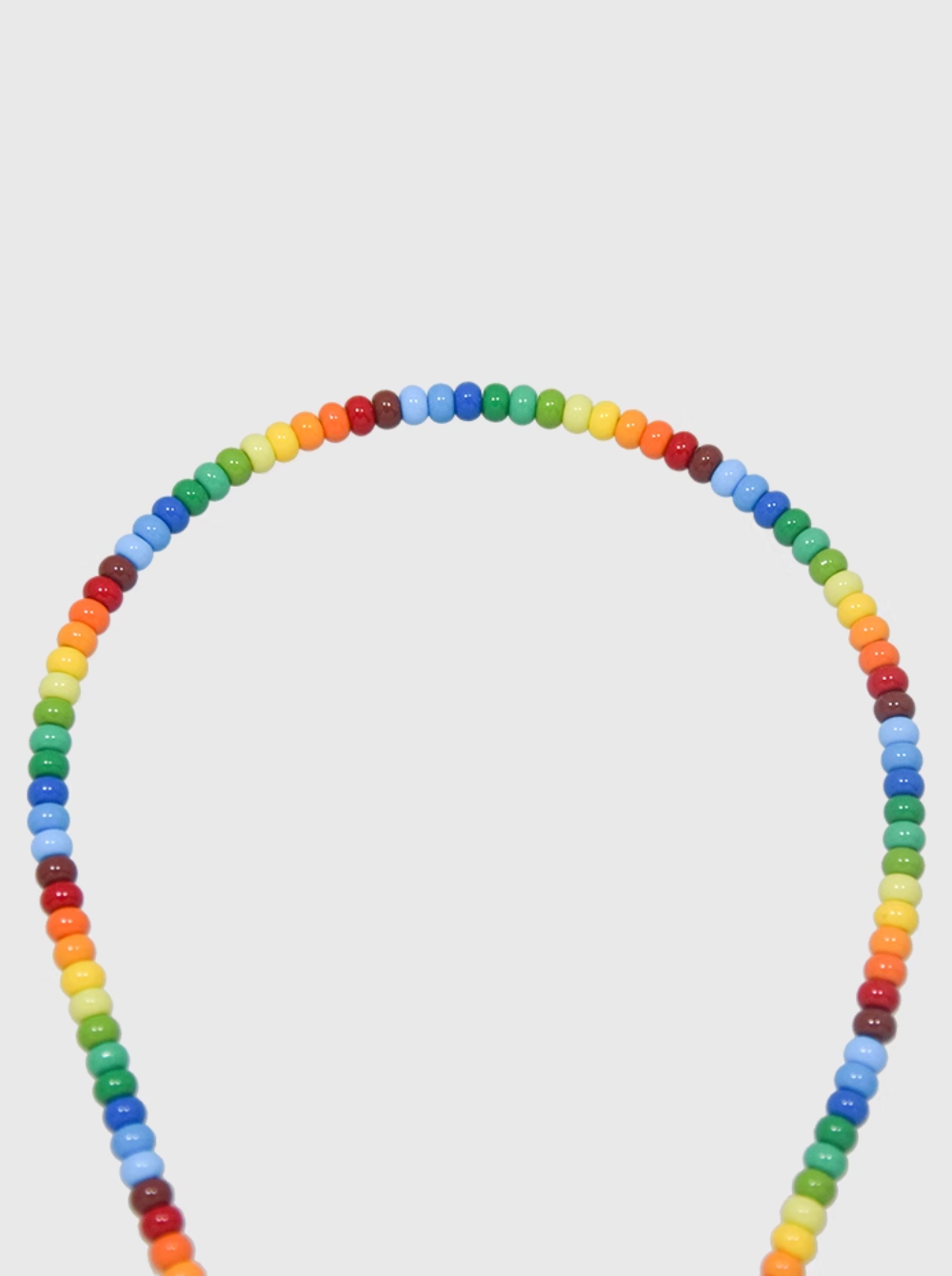 AWE Colorful Enamel Beaded Necklace | Face 3 Face