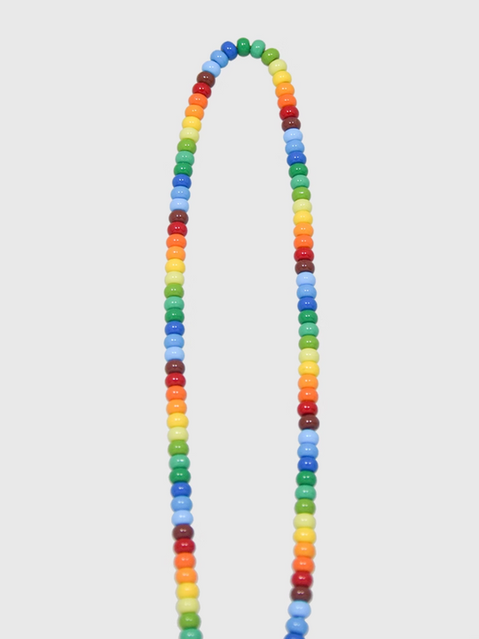 AWE Colorful Enamel Beaded Necklace | Face 3 Face