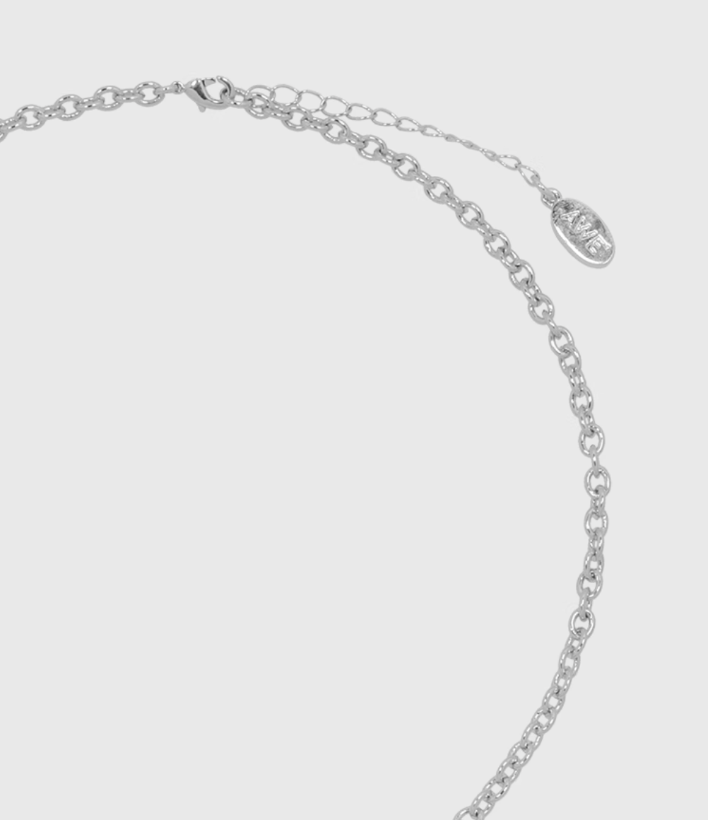 AWE The First Blooming Black Flowers Chain Necklace | Face 3 Face