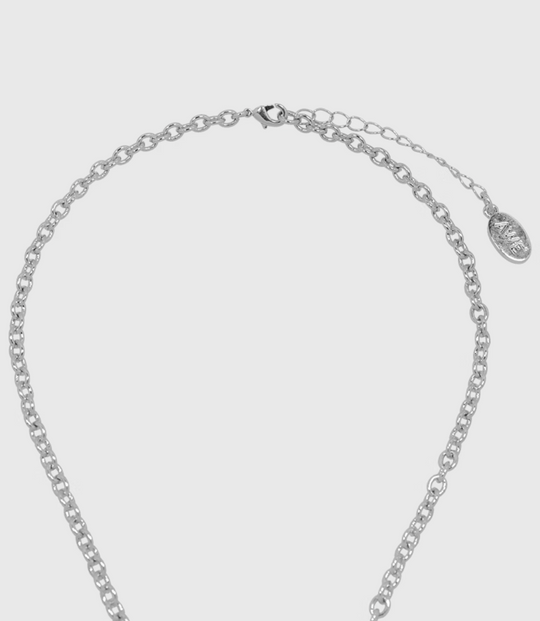 AWE The First Blooming Black Flowers Chain Necklace | Face 3 Face