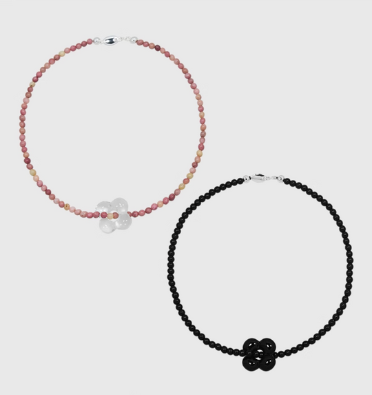 AWE Four-Leaf Clover Beaded Necklace | Face 3 Face