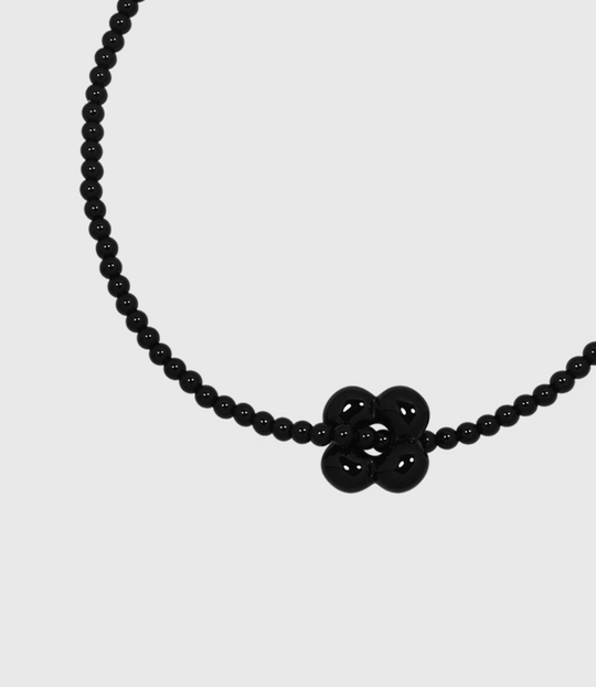 AWE Four-Leaf Clover Beaded Necklace | Face 3 Face