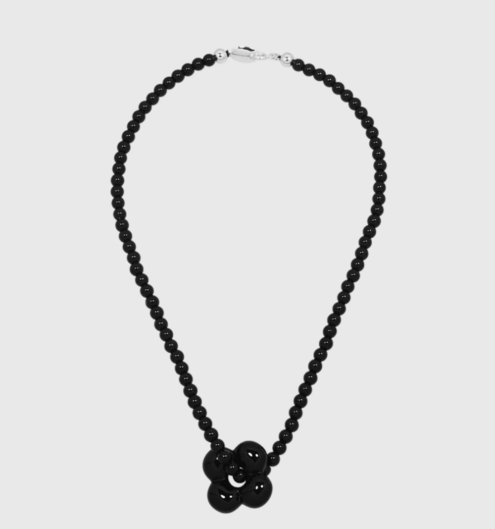AWE Four-Leaf Clover Beaded Necklace | Face 3 Face
