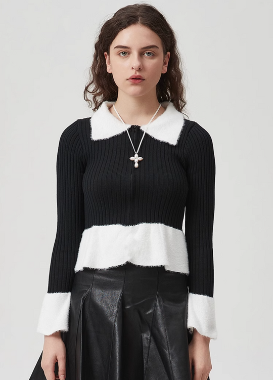 AWE Pearl Cross Pendant Necklace | Face 3 Face