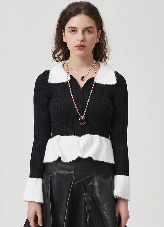 AWE Red Heart Pearl Necklace | Face 3 Face