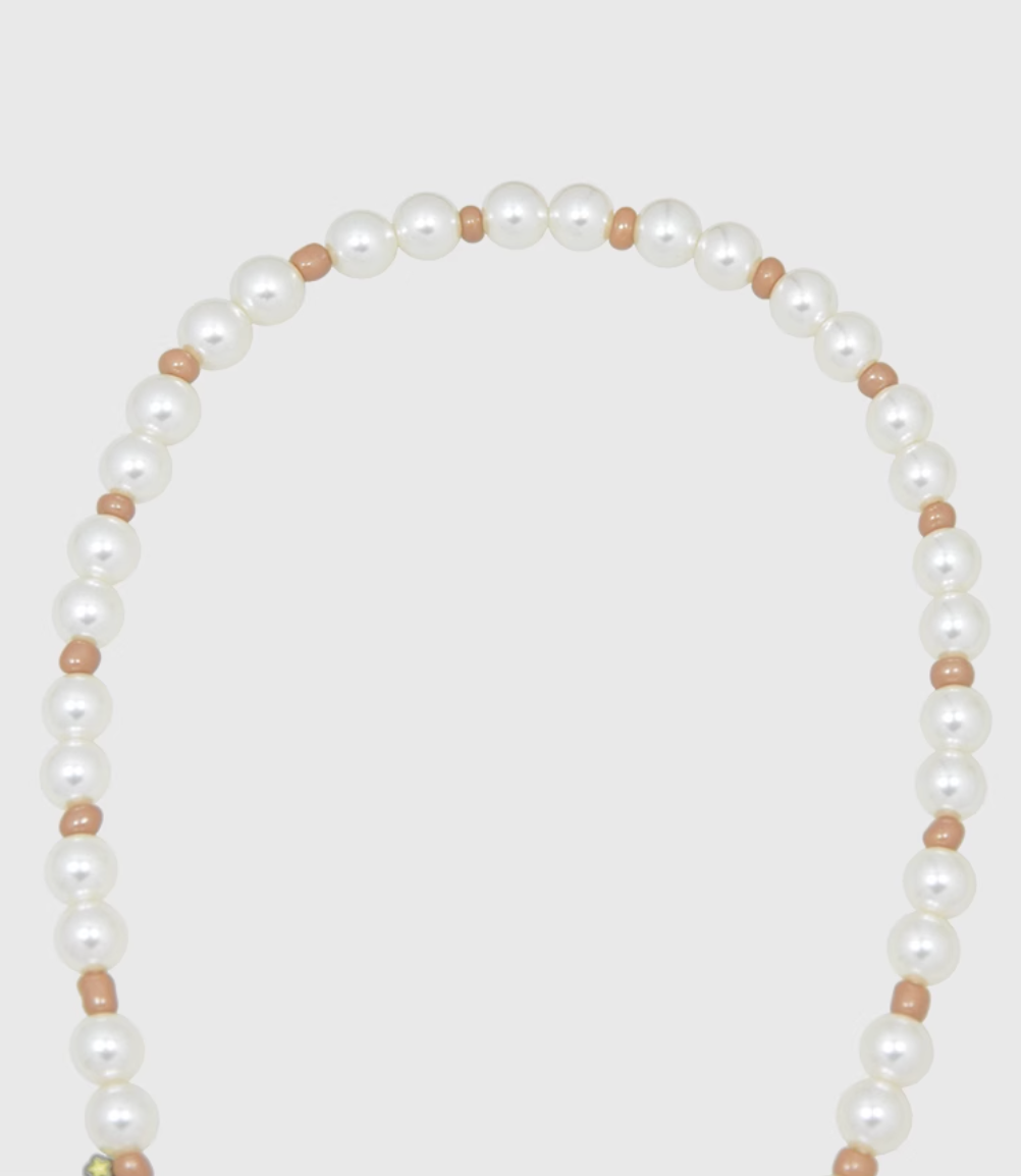 AWE Puppy Party Pendant Pearl Necklace | Face 3 Face