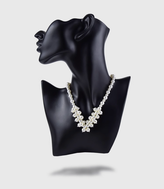 AWE Luxury Flower Pearl Necklace | Face 3 Face