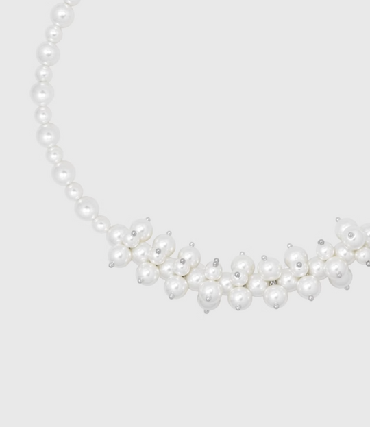 AWE Luxury Flower Pearl Necklace | Face 3 Face