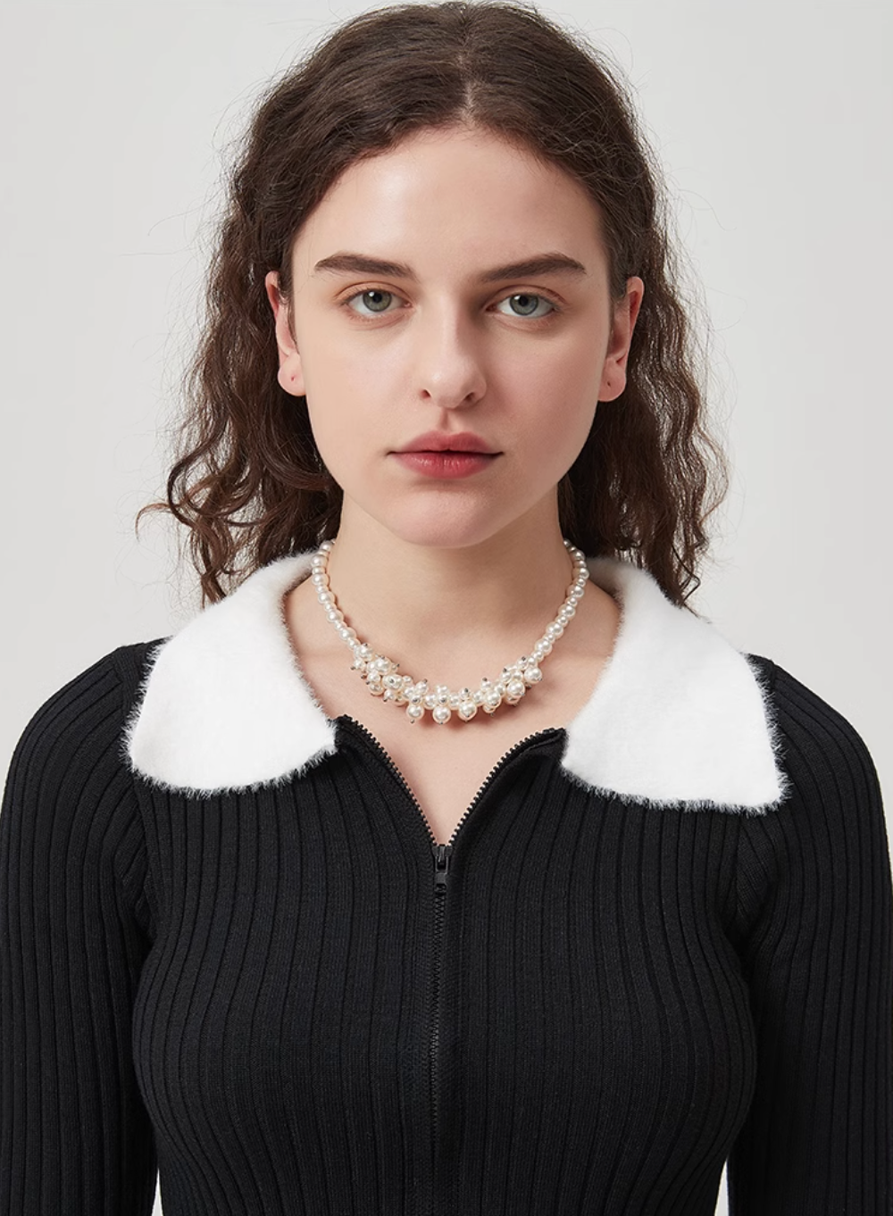 AWE Luxury Flower Pearl Necklace | Face 3 Face