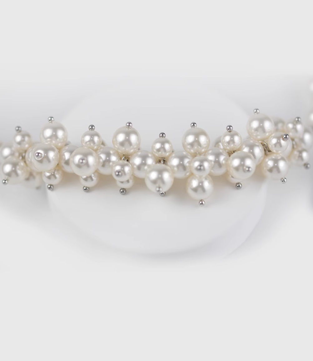AWE Luxury Flower Pearl Necklace | Face 3 Face