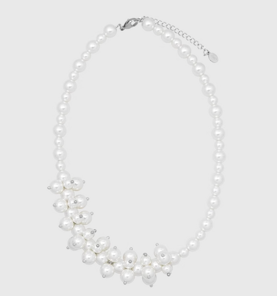 AWE Luxury Flower Pearl Necklace | Face 3 Face