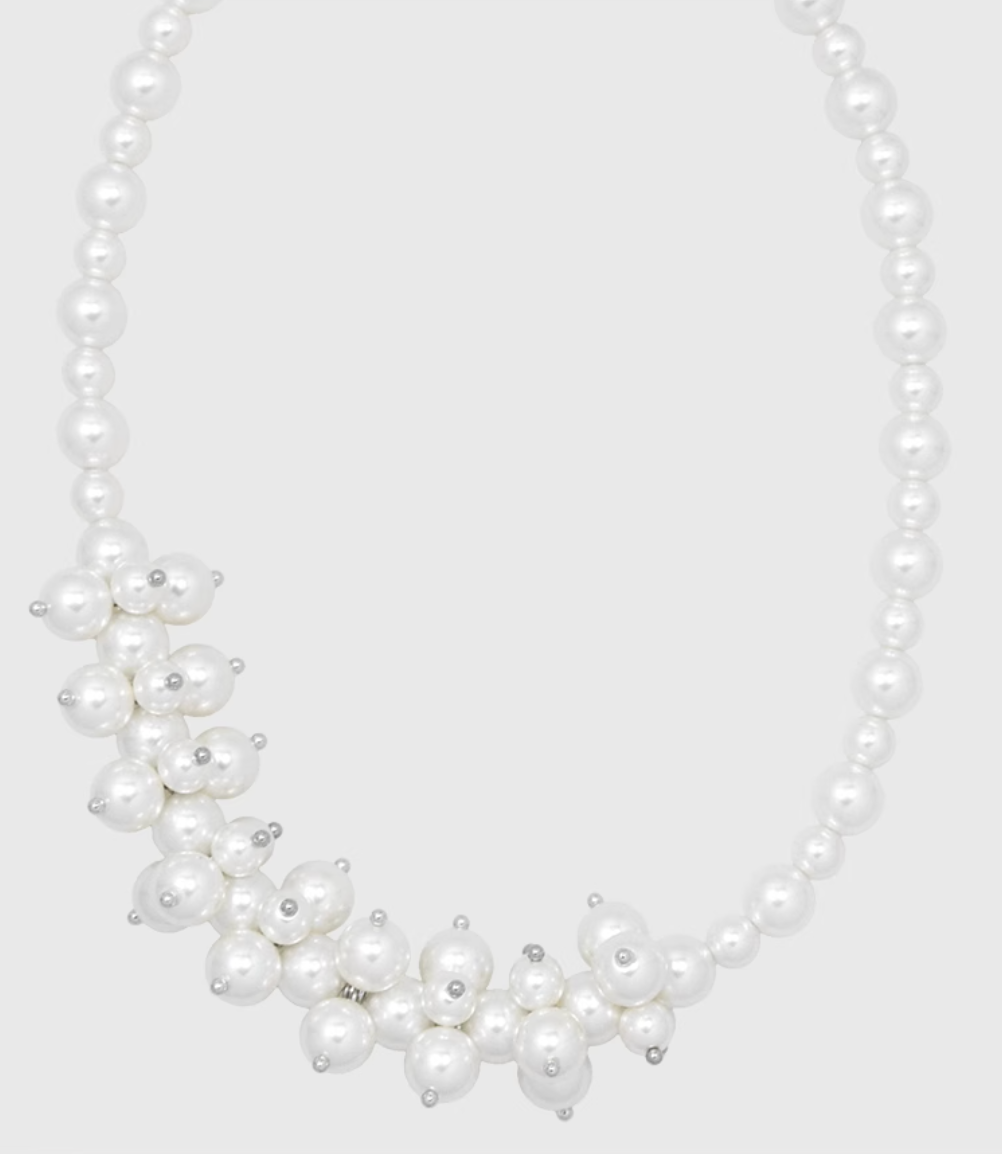 AWE Luxury Flower Pearl Necklace | Face 3 Face