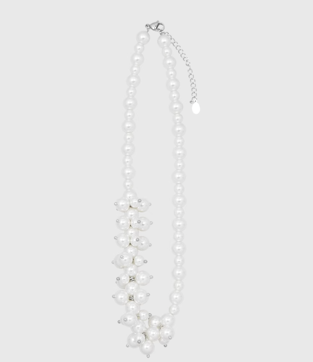 AWE Luxury Flower Pearl Necklace | Face 3 Face