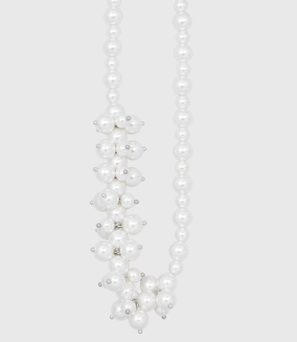 AWE Luxury Flower Pearl Necklace | Face 3 Face