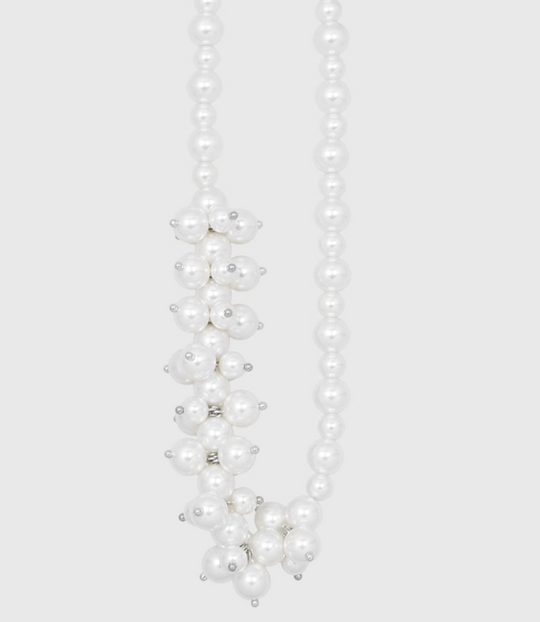 AWE Luxury Flower Pearl Necklace | Face 3 Face