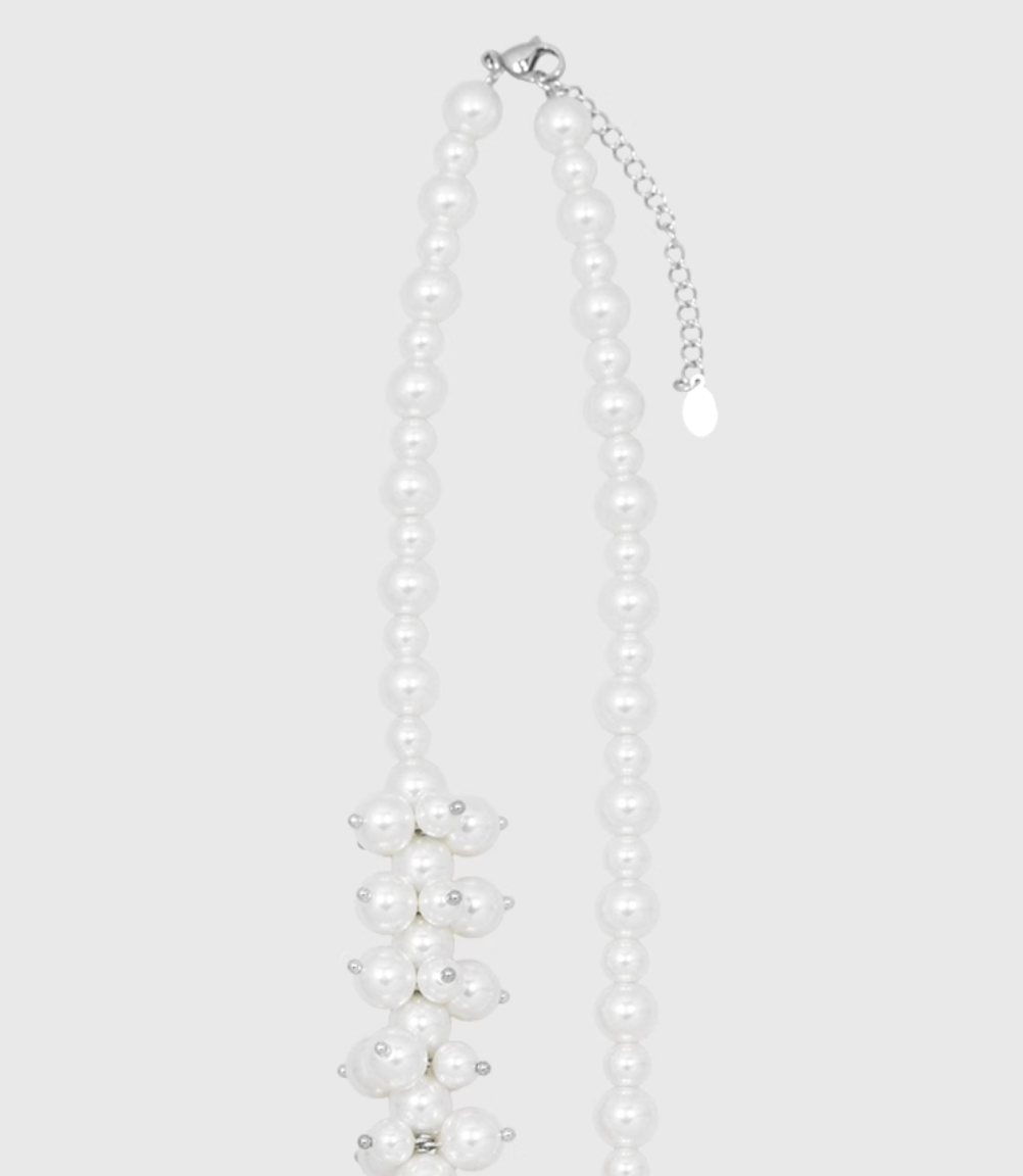 AWE Luxury Flower Pearl Necklace | Face 3 Face