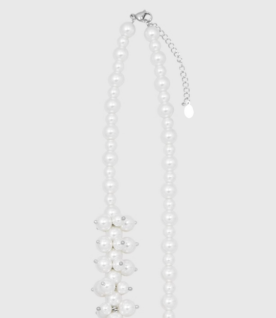 AWE Luxury Flower Pearl Necklace | Face 3 Face