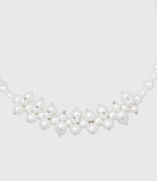 AWE Luxury Flower Pearl Necklace | Face 3 Face
