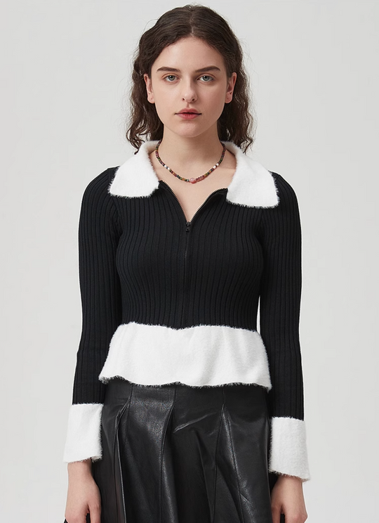 AWE Agate Tourmaline Beaded Necklace | Face 3 Face