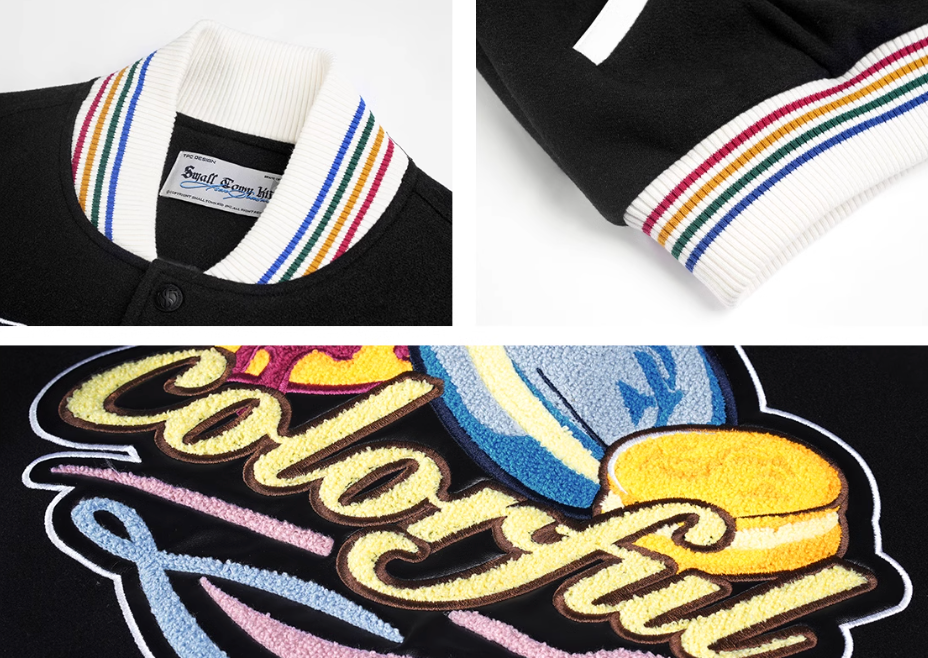 Small Town Kid Sweet Town Varsity Jacket | Face 3 Face