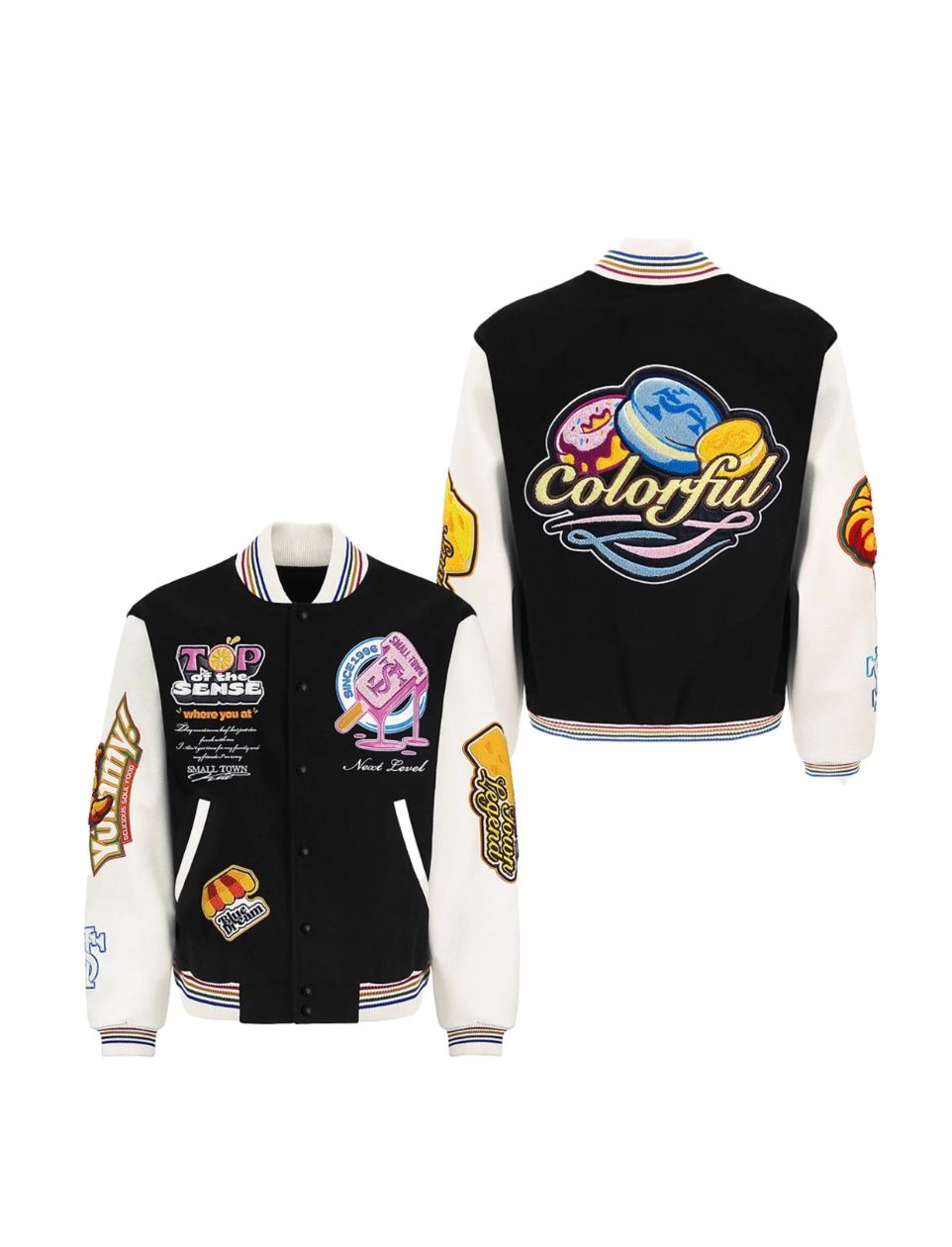 Small Town Kid Sweet Town Varsity Jacket | Face 3 Face