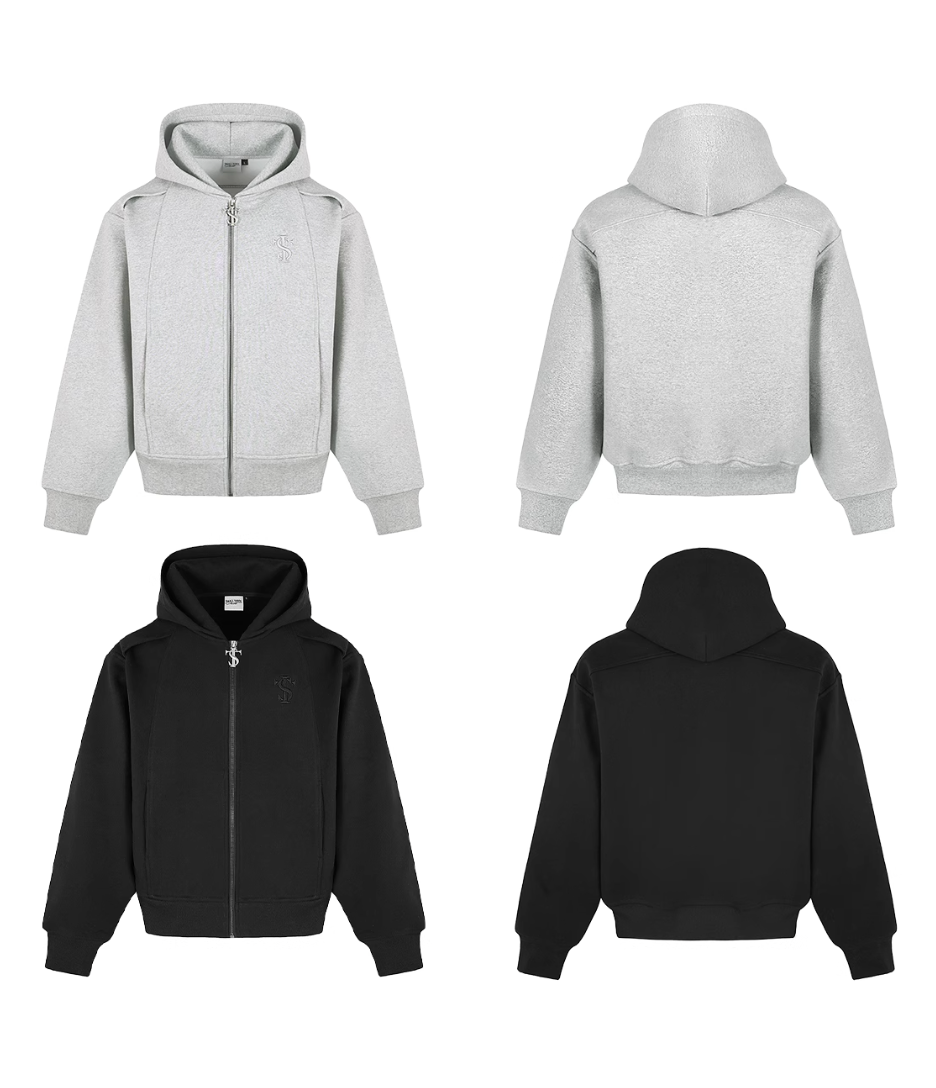 Small Town Kid 3D Logo Function Zip-Up Hoodie | Face 3 Face