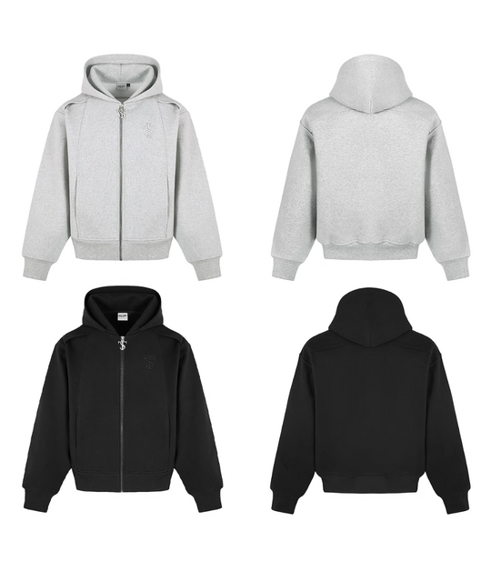 Small Town Kid 3D Logo Function Zip-Up Hoodie | Face 3 Face